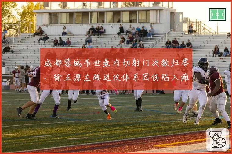 成都蓉城韦世豪内切射门次数归零，徐正源左路进攻体系因伤陷入瘫痪