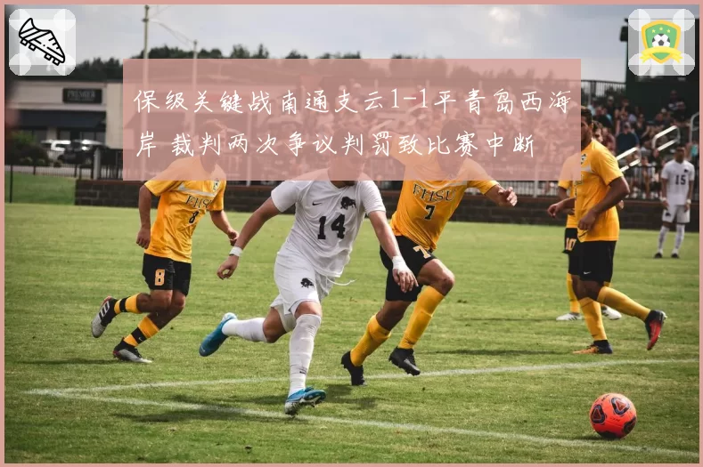 保级关键战南通支云1-1平青岛西海岸 裁判两次争议判罚致比赛中断